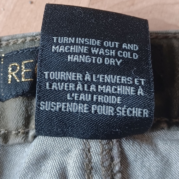 Recruit Jeans Women’s Moto Camo Pants Size 6 Green Gray Slim Fit Combat Cargo - Picture 7 of 12